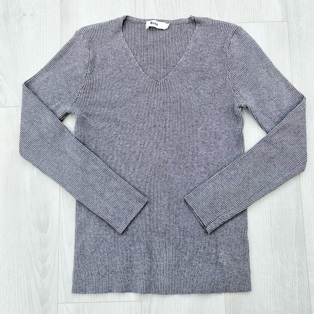 V-neck Sweater, Korean product